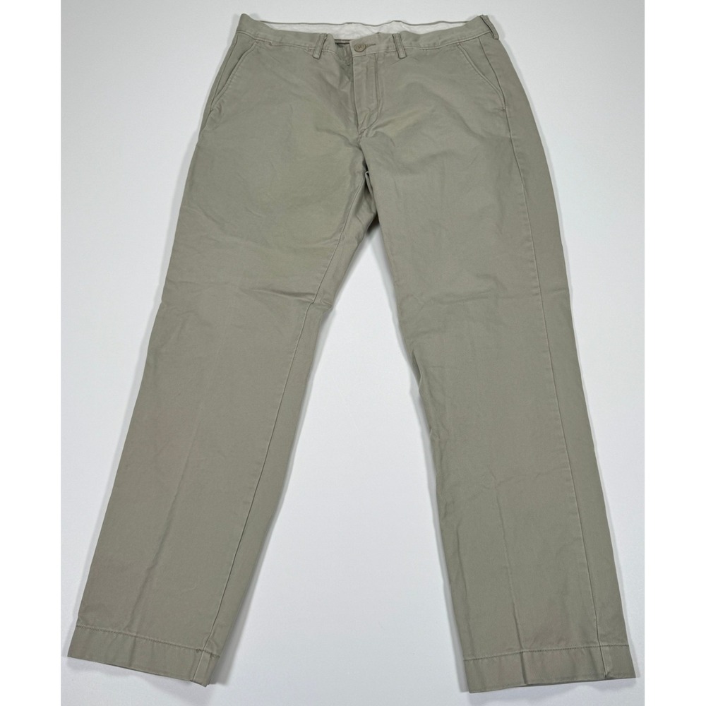 J Crew Broken In Urban Slim Chino Pants Mens 32x29 Khaki Cotton